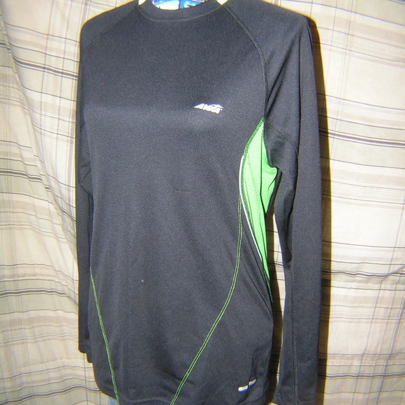 Avia Dri Control LS Sports Unisex Workout T Shirt - Picture 1 of 12